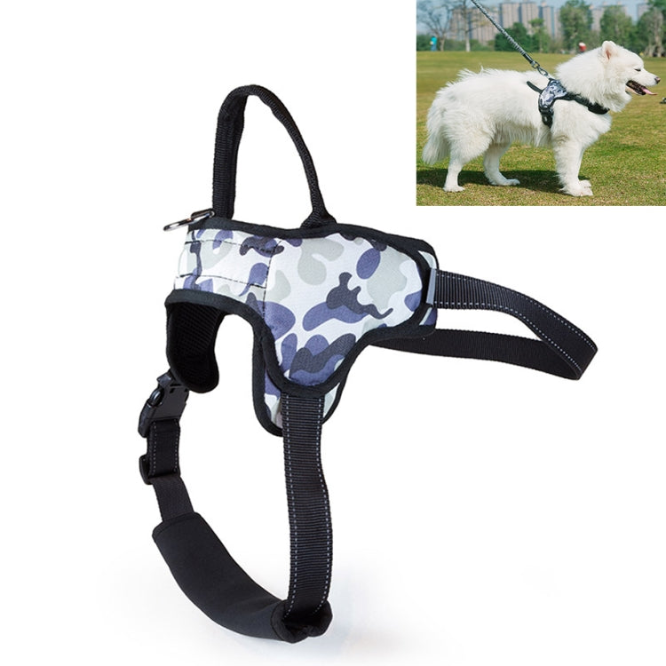 Tuffhound 1602 Adjustable Dog Harness Lead Leash Collar Belt,Size:XL, 3.0x(56-77)+(77-100)cm(Blue)