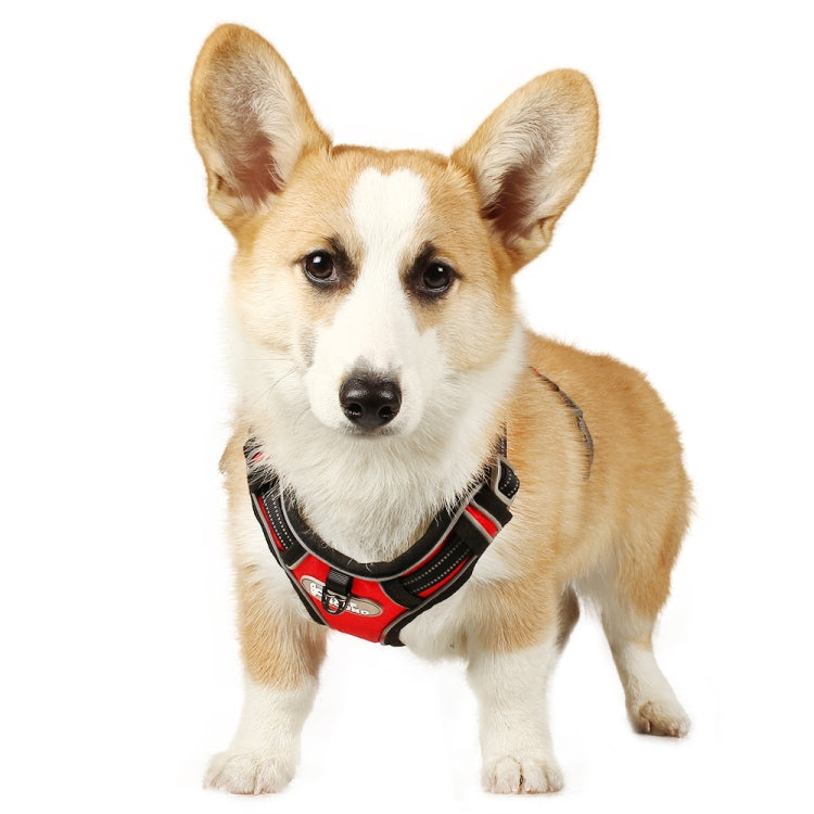 Tuffhound 1605S Adjustable Dog Harness Collar Belt,Size:S, (32-48)+(38-52)cm