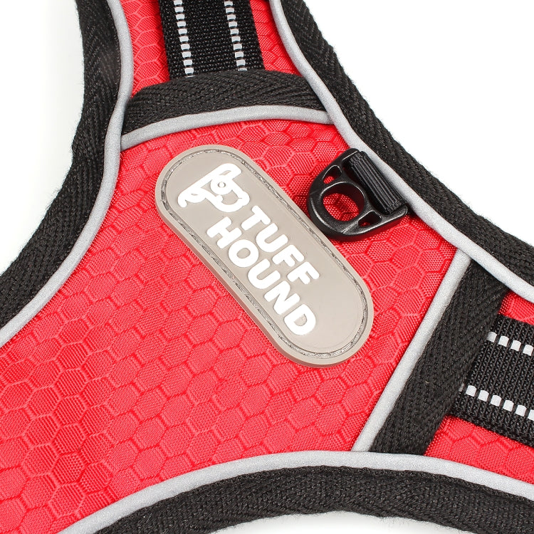 Tuffhound 1605S Adjustable Dog Harness Collar Belt,Size:L, (48-70)+(64-75)cm
