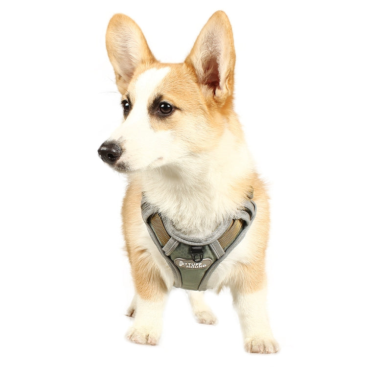 Tuffhound 1605S Adjustable Dog Harness Collar Belt,Size:XL, (60-80)+(72-102)cm
