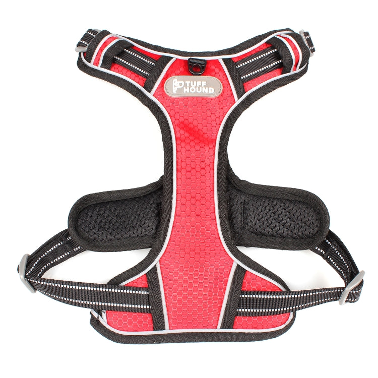 Tuffhound 1605S Adjustable Dog Harness Collar Belt,Size:XL, (60-80)+(72-102)cm