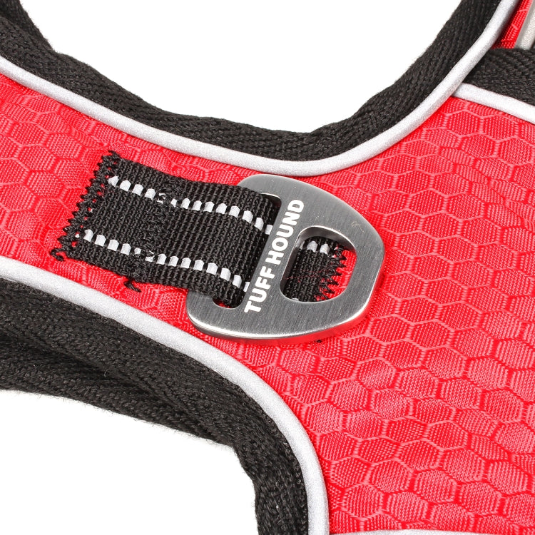 Tuffhound 1605S Adjustable Dog Harness Collar Belt,Size:XL, (60-80)+(72-102)cm