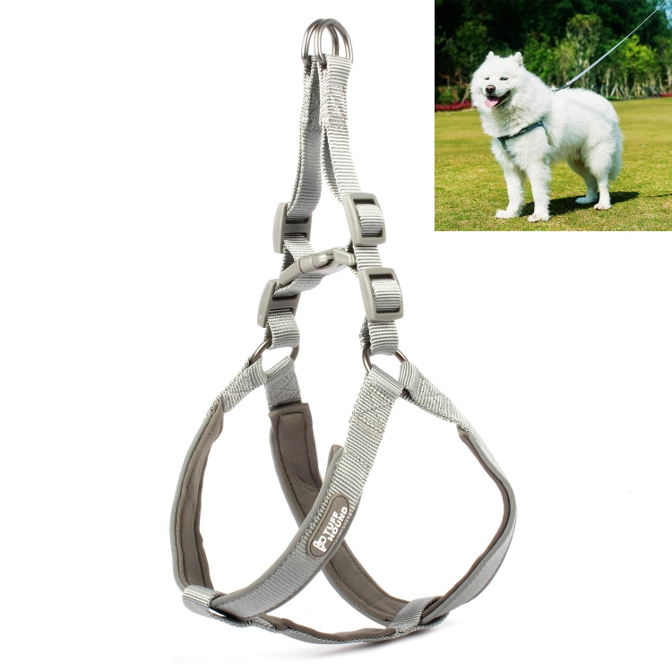 Tuffhound 1606 Adjustable Dog Harness Lead Leash Collar Belt,Size:L, 2x(54-69)+(61-77)cm