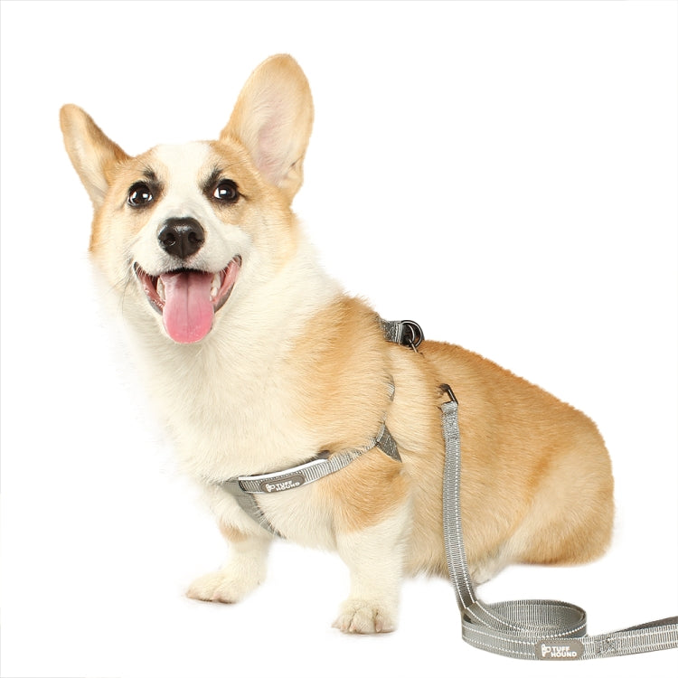 Tuffhound 1606 Adjustable Dog Harness Lead Leash Collar Belt,Size:L, 2x(54-69)+(61-77)cm
