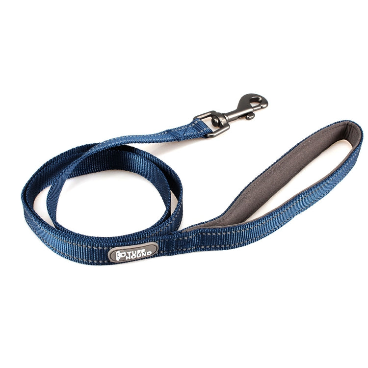 Tuffhound 1608 Adjustable Dog Harness Lead Leash,Size:M, 2x120cm(Blue)