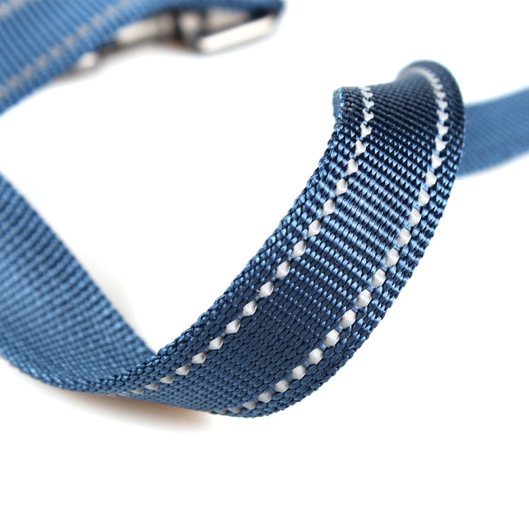 Tuffhound 1608 Adjustable Dog Harness Lead Leash,Size:M, 2x120cm(Blue)