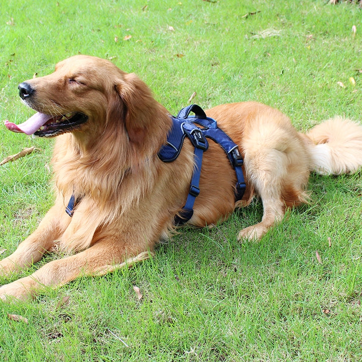 Tuffhound 1617S Adjustable Dog Harness Lead Leash Collar Belt,Size:XL, (62-76)+(58-88)cm