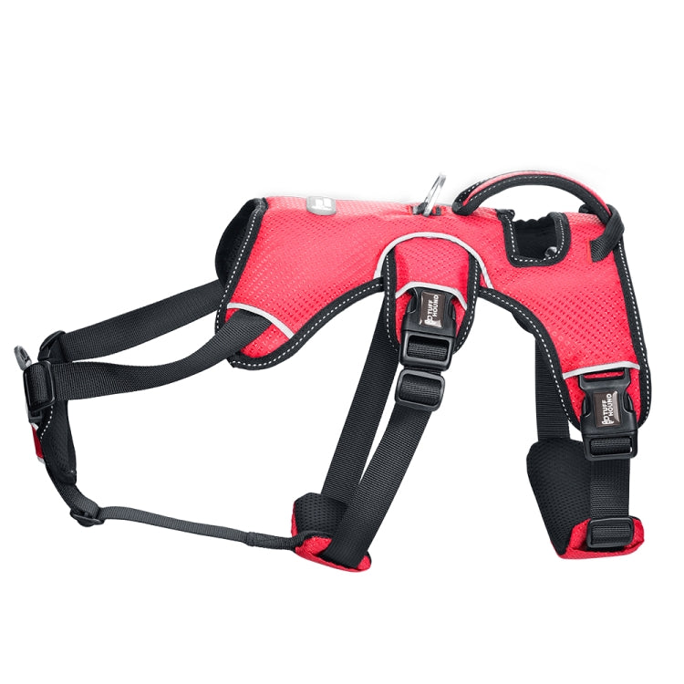 Tuffhound 1617S Adjustable Dog Harness Lead Leash Collar Belt,Size:XL, (62-76)+(58-88)cm