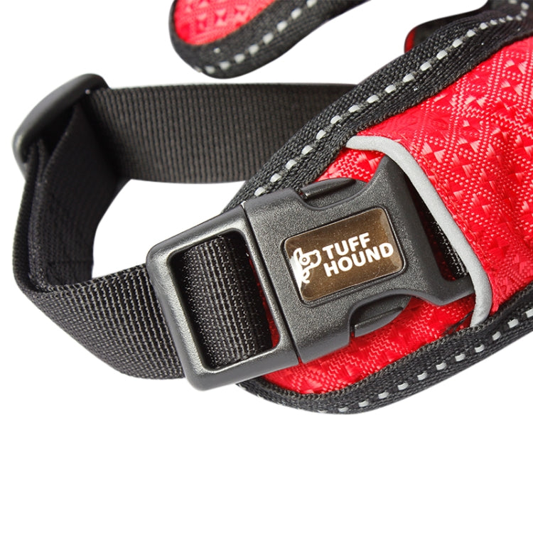 Tuffhound 1617S Adjustable Dog Harness Lead Leash Collar Belt,Size:XL, (62-76)+(58-88)cm
