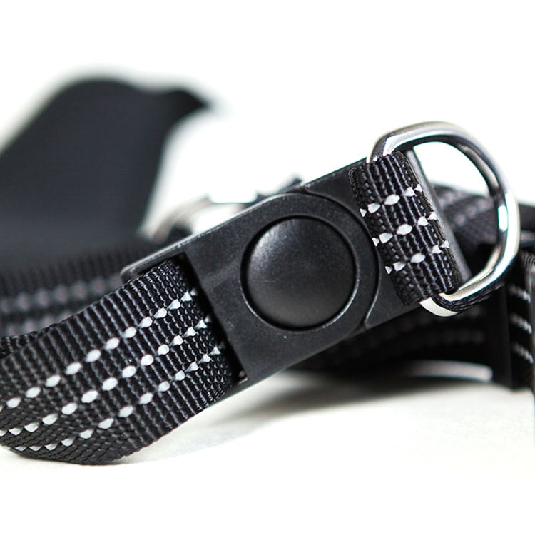 Tuffhound 1619 Adjustable Dog Harness Lead Leash Collar Belt,Size:L, 2.5x(61-86)cm