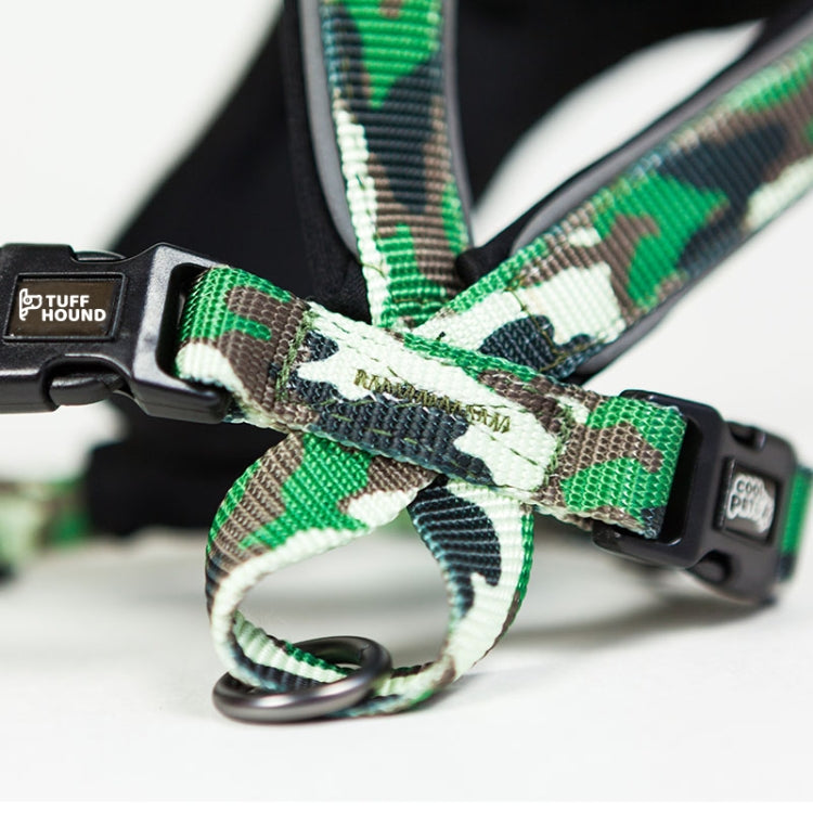 Tuffhound 1628 Adjustable Dog Chest Strap Collar Belt,Size:S, 2x40x(46-56)cm