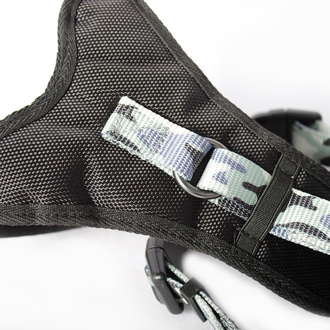 Tuffhound 1628 Adjustable Dog Chest Strap Collar Belt,Size:M, 2x46x(54-66)cm(Grey)