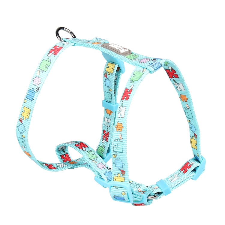 Tuffhound 1634 Adjustable Dog Harness Lead Leash Collar Belt,Size:M, 2x(35-58)x(42-70)cm (Blue)