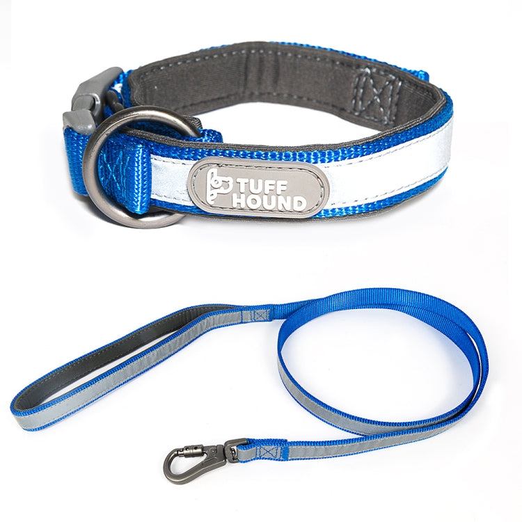 Tuffhound 1427 Nylon + Submersible + Reflector Bar Adjustable Dog Collar, Adjustable Range: 1.5x(28-40)cm,Size:S
