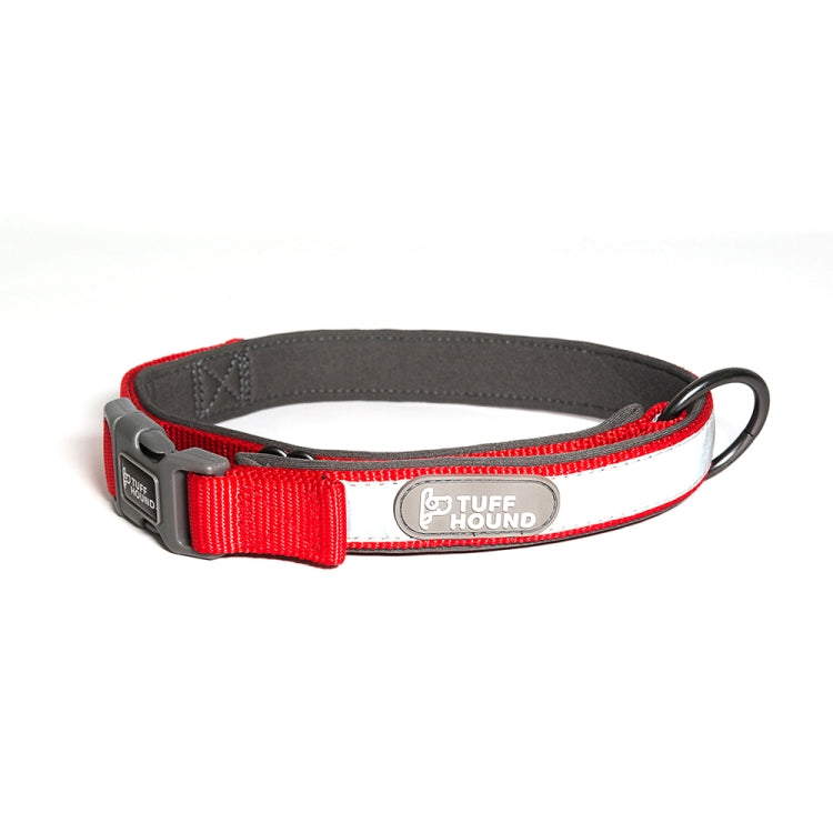 Tuffhound 1427 Nylon + Submersible + Reflector Bar Adjustable Dog Collar, Adjustable Range: 1.5x(28-40)cm,Size:S
