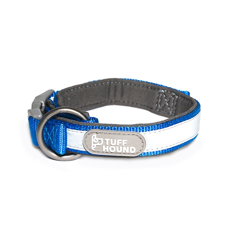 Tuffhound 1427 Nylon + Submersible + Reflector Bar Adjustable Dog Collar, Adjustable Range: 2.5x(50-66)cm,Size:L