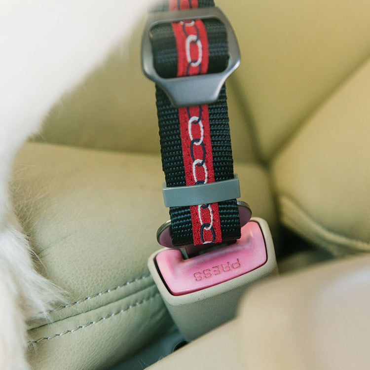 Tuffhound 1637 Dog Car Safety Belt Breast Strap, Free Size, 2.5x(34-50)cm