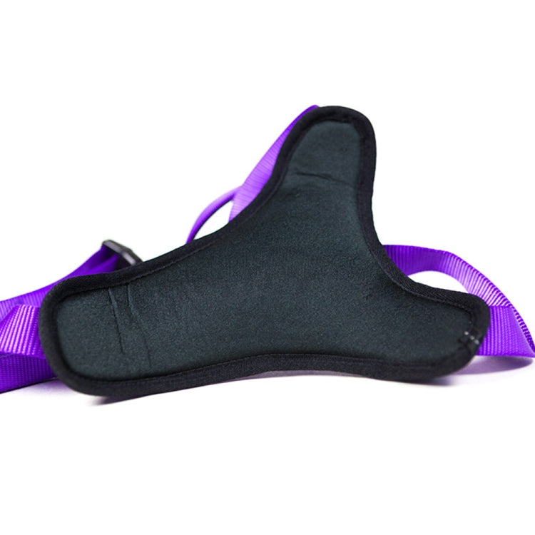 Tuffhound 1639 Dog Harness Lead Leash Collar Belt,Size:M, 2x(40-62;54-75)cm (Purple)