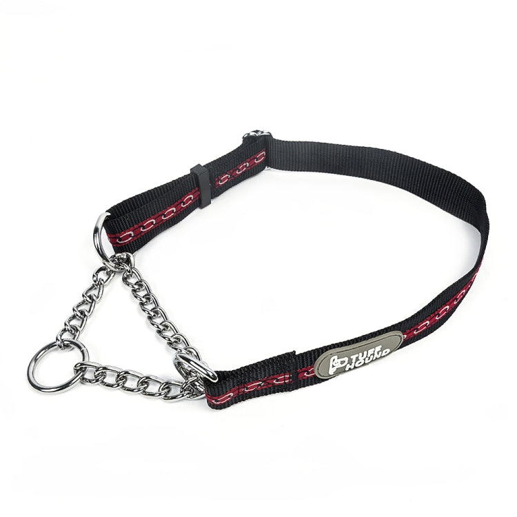 Tuffhound 1704 ,Pet Anti-bite Collar Dog Chain, Size:M,2x(40-60)cm