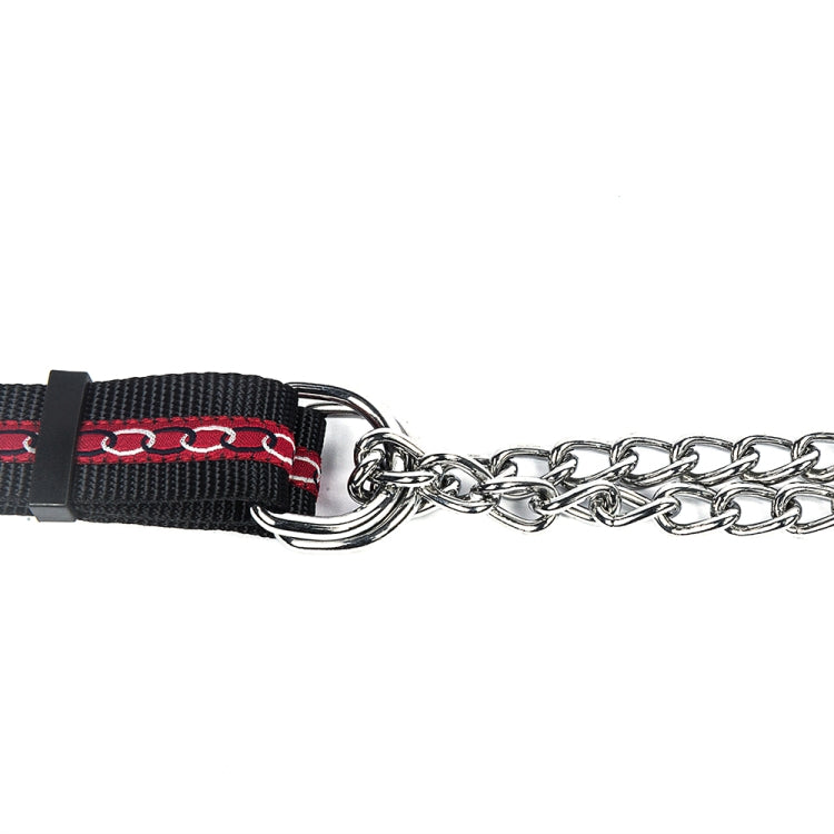 Tuffhound 1704 ,Pet Anti-bite Collar Dog Chain, Size:M,2x(40-60)cm