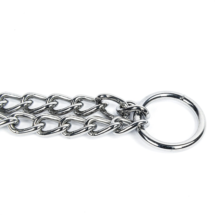 Tuffhound 1704 ,Pet Anti-bite Collar Dog Chain, Size:M,2x(40-60)cm