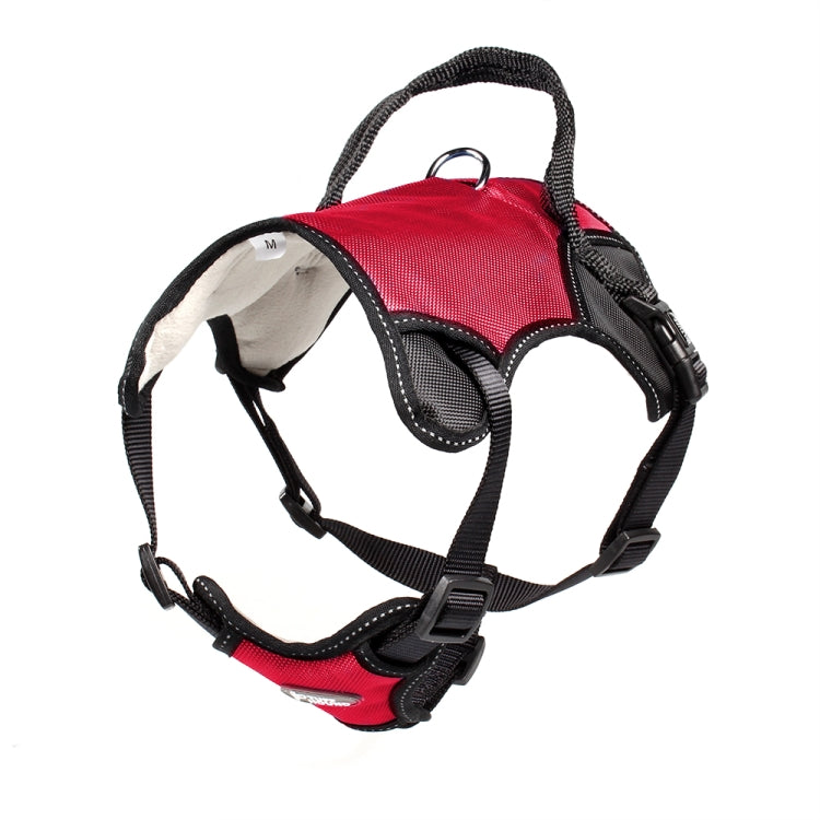 Tuffhound 1734 No Pull Dog Vest Harness,Size:L, (52-72;66-74)cm (Red)
