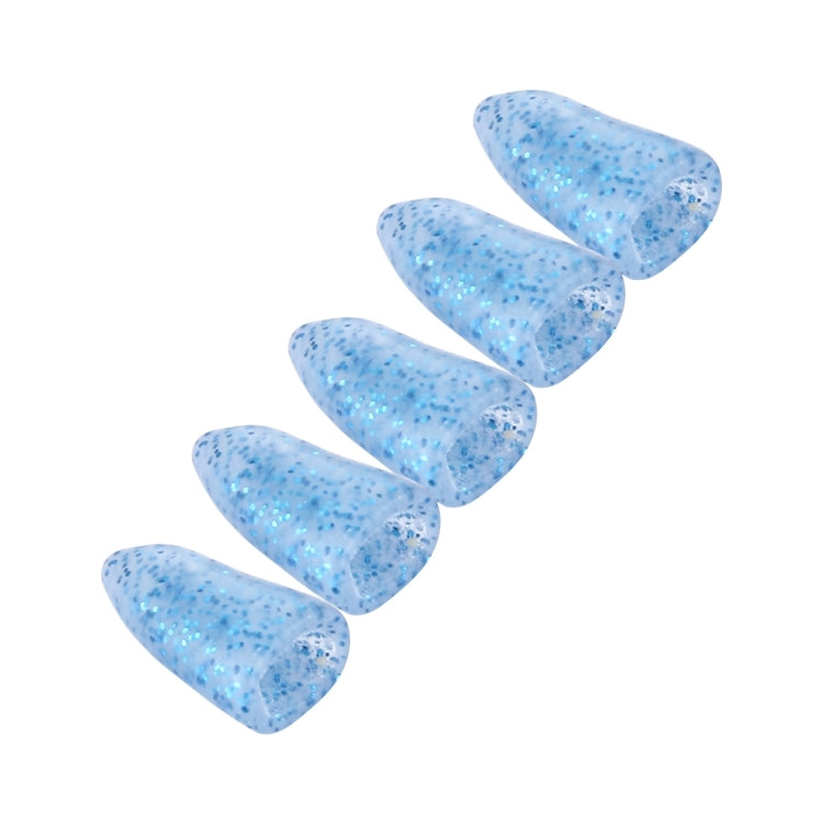 20 PCS Decorative Glitter Powder Furniture Protecting Pet Nail Covers, Size: XXL (for 15-20kg Pets)(Blue)