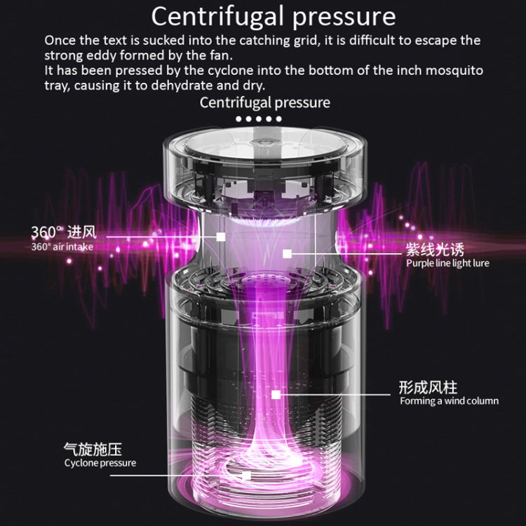 UV Light Inhaled Mosquito Killer Lamp USB Electric Bug Insect Killer Lights Pest Repeller(Wine Red)