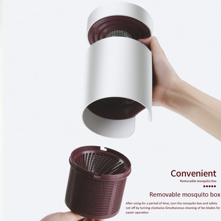 UV Light Inhaled Mosquito Killer Lamp USB Electric Bug Insect Killer Lights Pest Repeller(Wine Red)