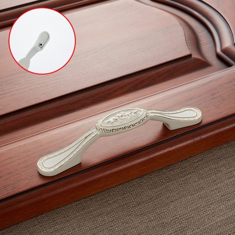 3 PCS 6273-128 Chinese American Style Classic Style Cabinet Handle (Ivory)