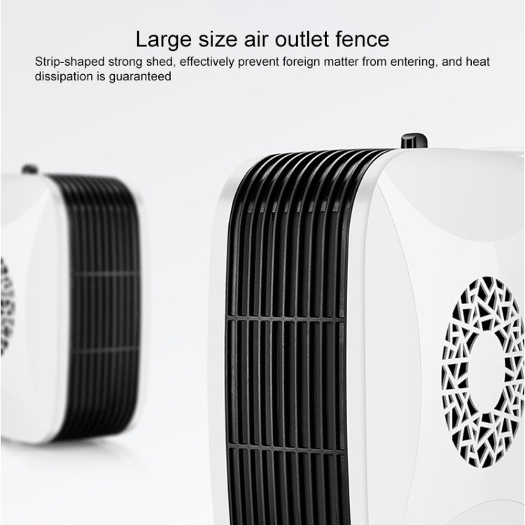 Household Office Hot and Cold Wind Radiator Warmer Electric Heater Warm Air Blower (White)