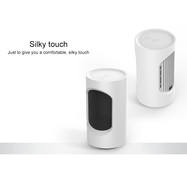 Mini Household Office Shaking Head Desktop Radiator Warmer Electric Heater Warm Air Blower (Black)