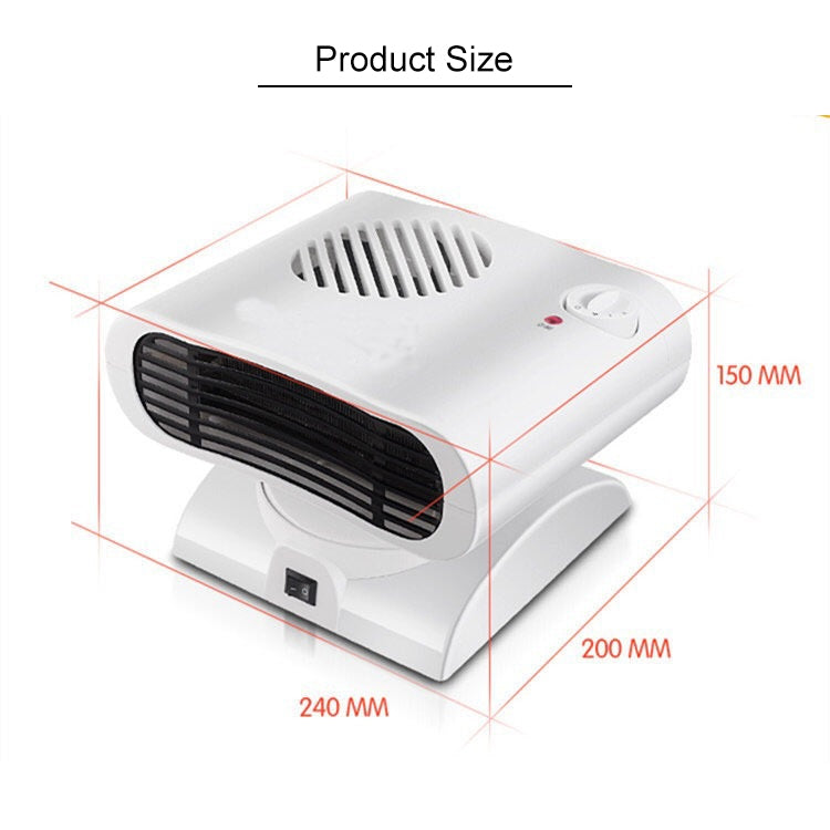 Mini Shaking Head Radiator Warmer Electric Heater Warm Air Blower