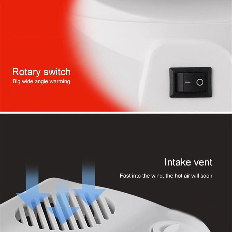 Mini Shaking Head Radiator Warmer Electric Heater Warm Air Blower