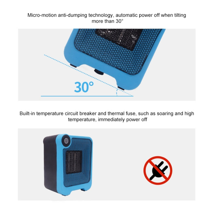 Mini Dormitory Office Desktop Radiator Warmer Electric Heater Warm Air Blower