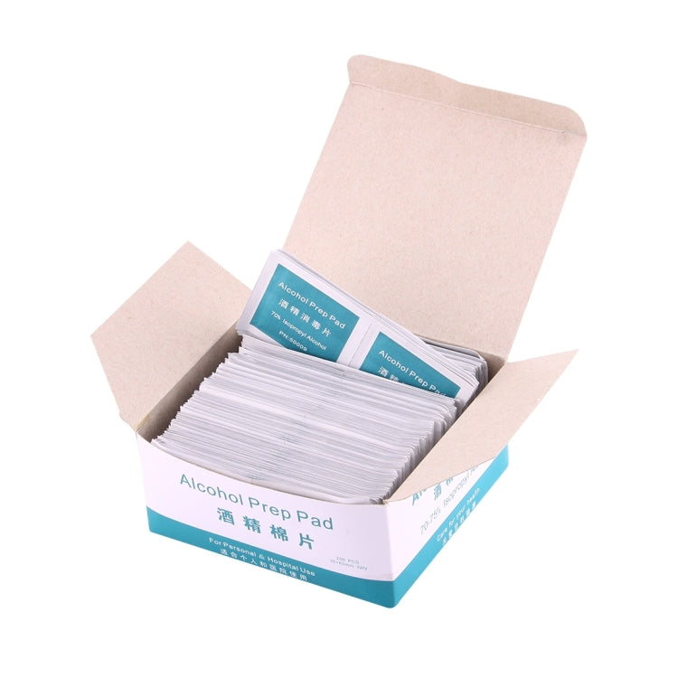 200 PCS 70-75% Isopropyl Alcohol Sanitizer Prep Pad