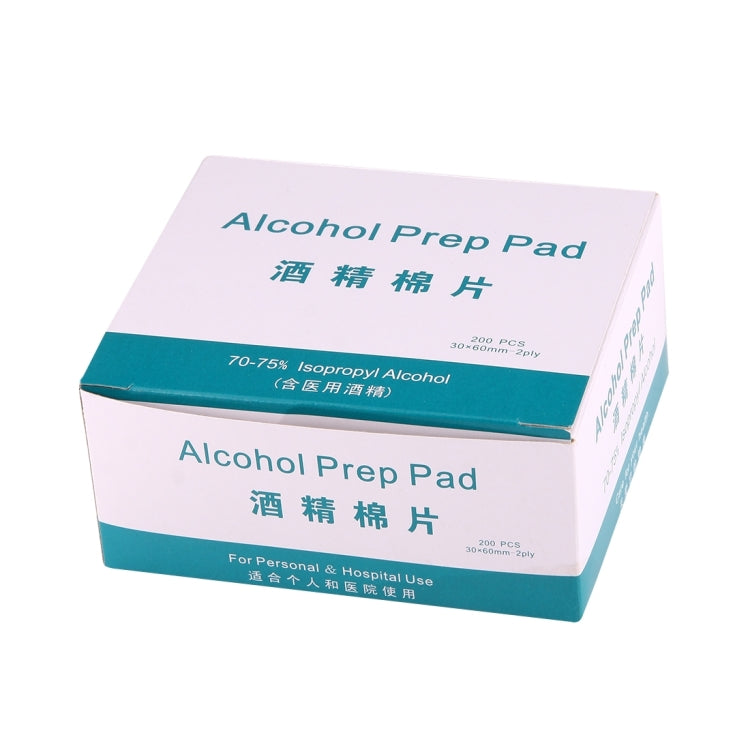 200 PCS 70-75% Isopropyl Alcohol Sanitizer Prep Pad