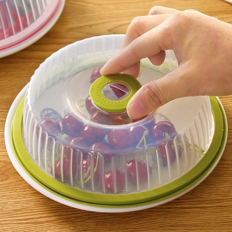 2 PCS Food Preservation Cover Microwave Grease Prevention Cover, Random Color Delivery color