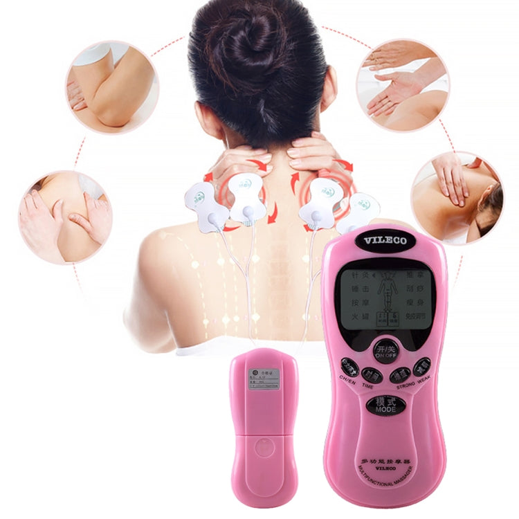 Electric Multi-functional LED Display Meridians Back Neck Shoulder Body Massager