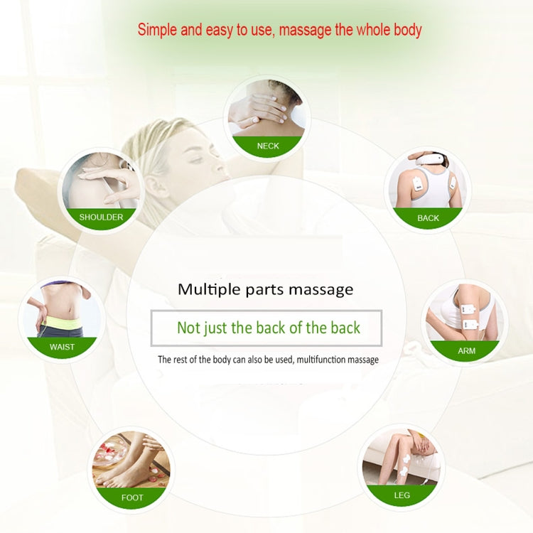 Electric Multi-functional LED Display Meridians Back Neck Shoulder Body Massager