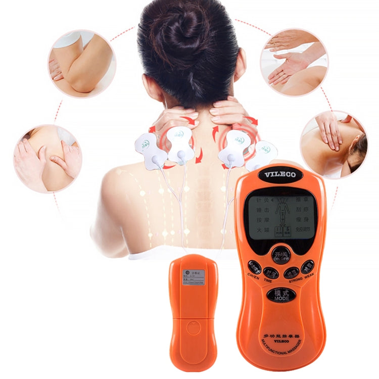 Electric Multi-functional LED Display Meridians Back Neck Shoulder Body Massager