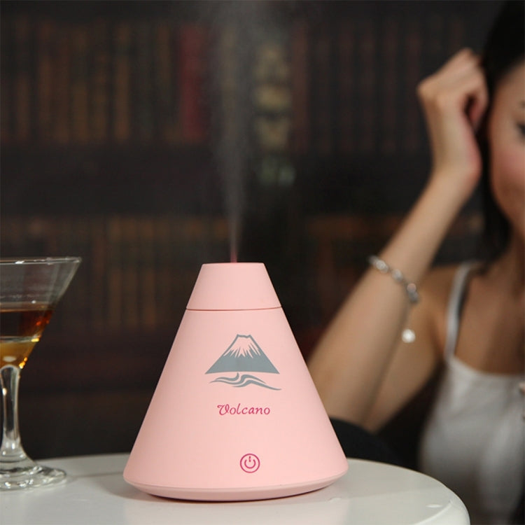 SX698 Mini Volcanic Shape Touch Switch USB LED Light Air Humidifier for Home & Office