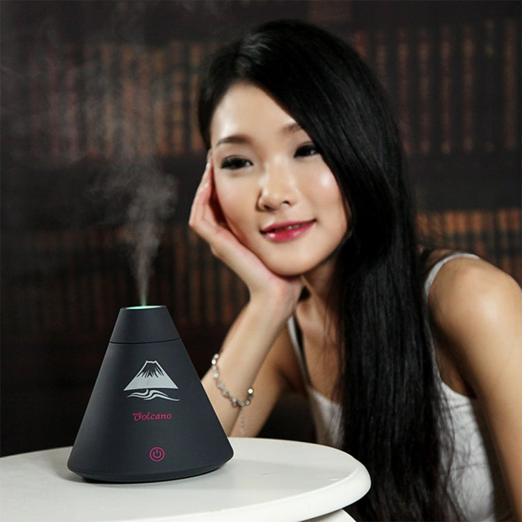 SX698 Mini Volcanic Shape Touch Switch USB LED Light Air Humidifier for Home & Office