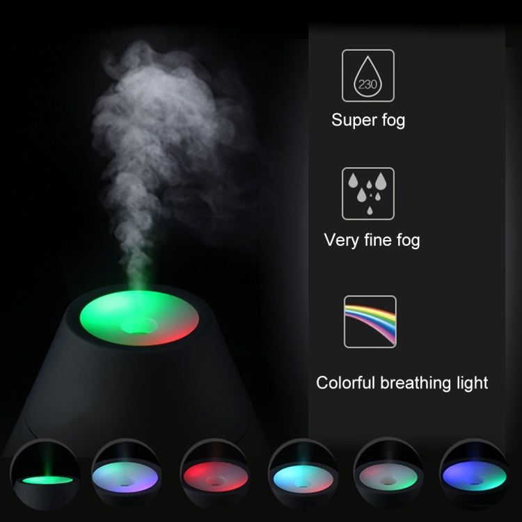 SX698 Mini Volcanic Shape Touch Switch USB LED Light Air Humidifier for Home & Office