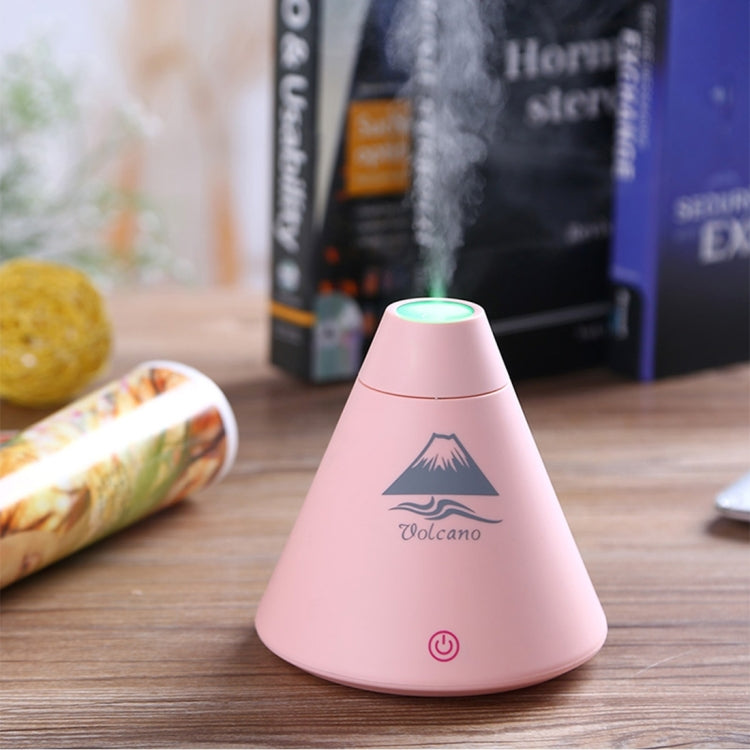 SX698 Mini Volcanic Shape Touch Switch USB LED Light Air Humidifier for Home & Office