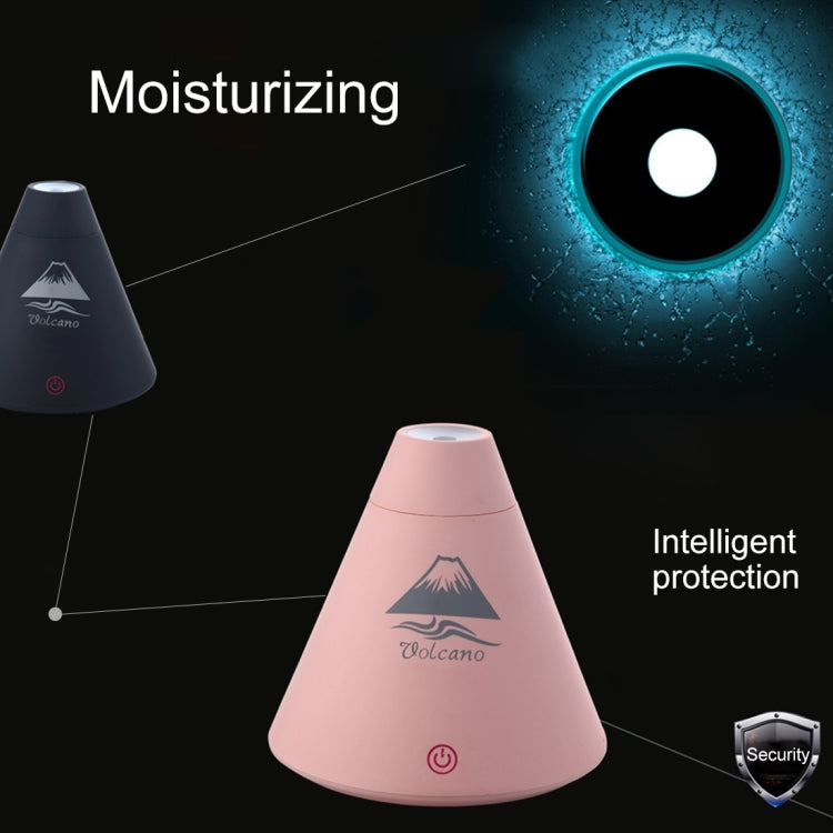 SX698 Mini Volcanic Shape Touch Switch USB LED Light Air Humidifier for Home & Office