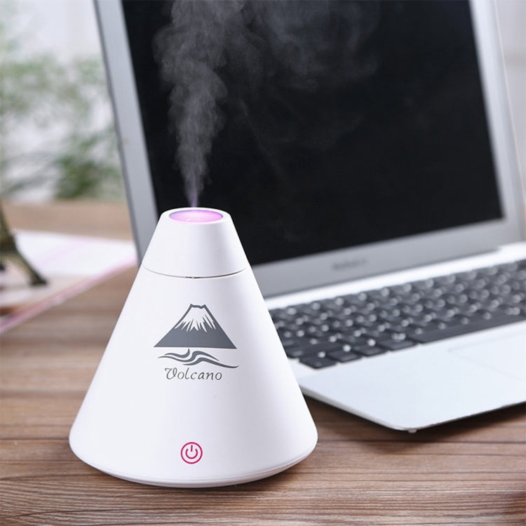 SX698 Mini Volcanic Shape Touch Switch USB LED Light Air Humidifier for Home & Office