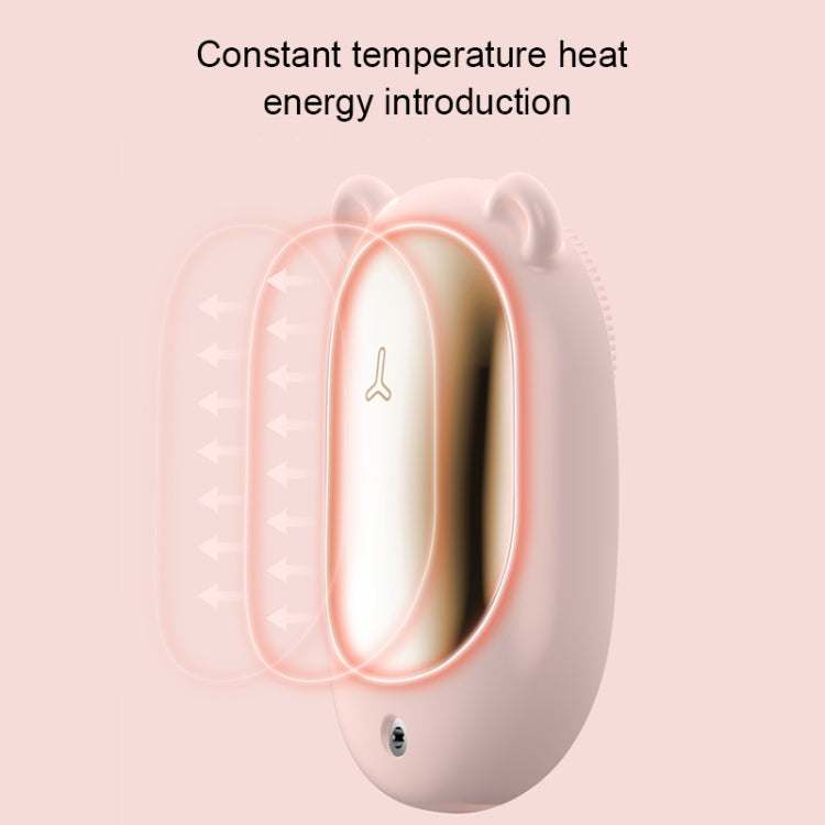 3life-320 2W Cute Bear Portable Electric Sonic Vibration Silicone Facial Wash Brush Cleaner Beauty Massager with Base, DC 5V