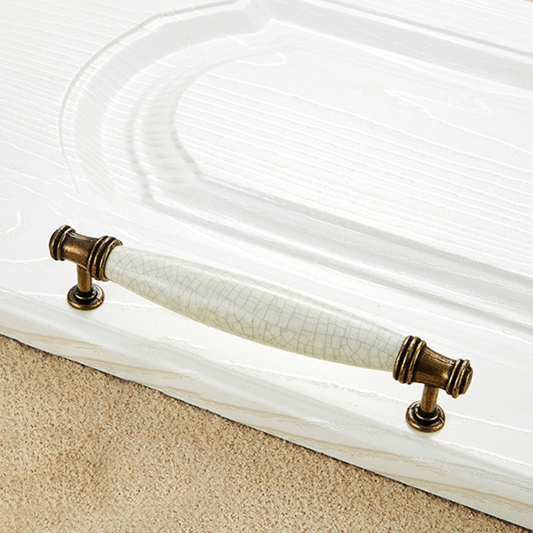 5 PCS 5001_128 Fine Gold Crack Hardware Cabinet Handle