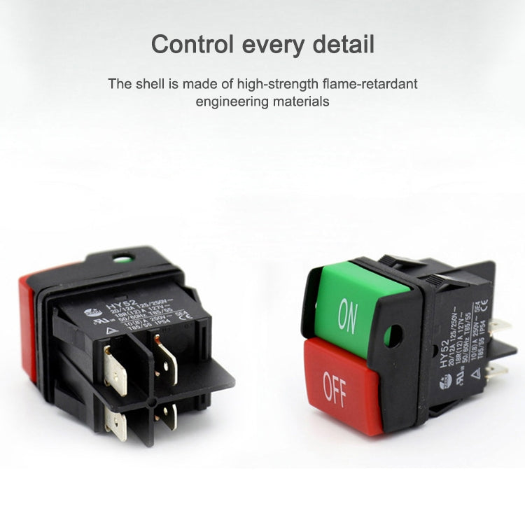 HY52 Mechanical Appliance Push Button Switch
